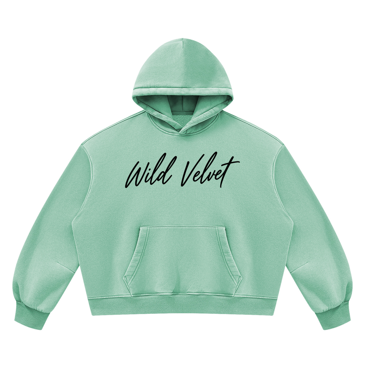 Unisex Vintage Wash Boxy Fleece Hoodie