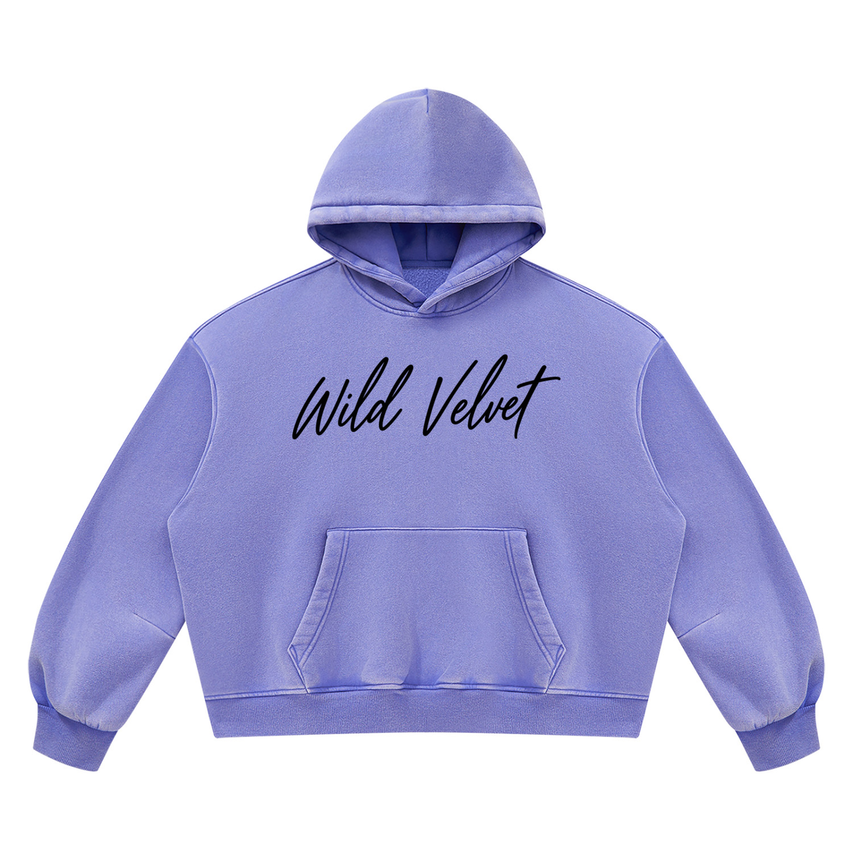 Unisex Vintage Wash Boxy Fleece Hoodie