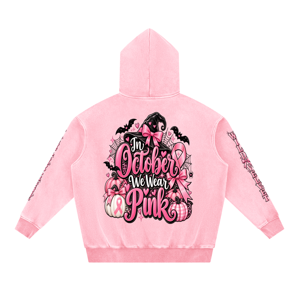 Snow Wash Fleece Oversize Hoodie
