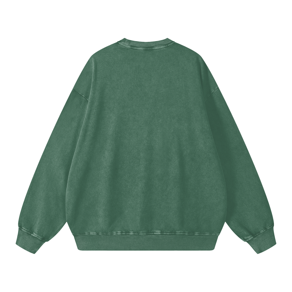 Snow Washed Oversized Sweatshirt